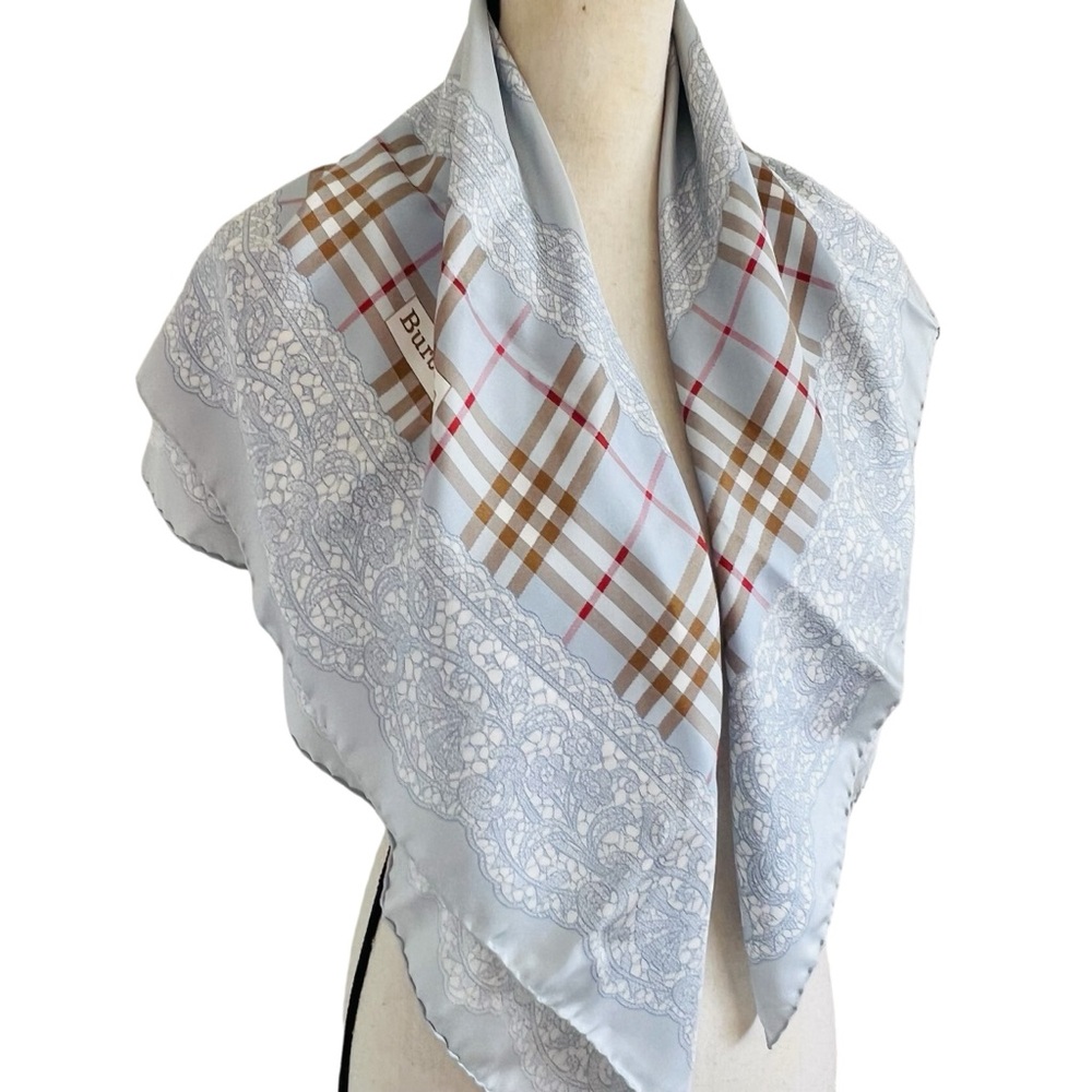 Vintage Burberry’s 100% Silk Scarf